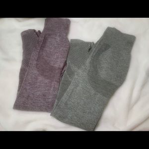 2 PINK seamless leggings